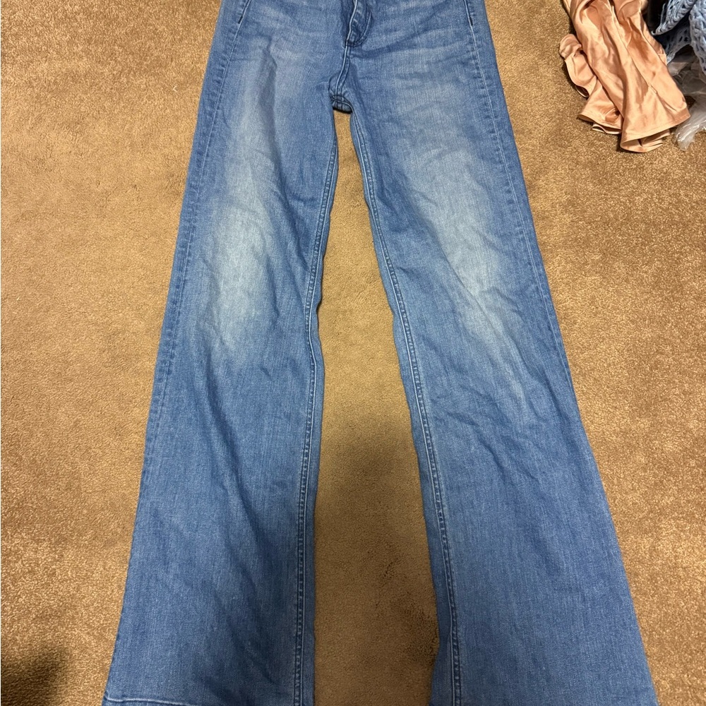 Rag &bone Justine wide leg Jean size 25